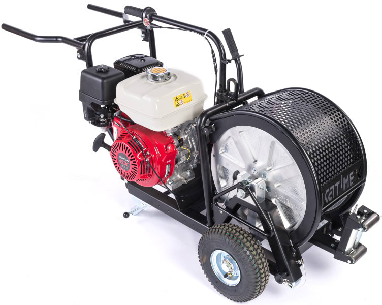 DIETZEL - Hilfsseilwinde, Honda-Motor, 270 ccm, 6,5 kW, 7,5 kN, 1100x570x710 mm