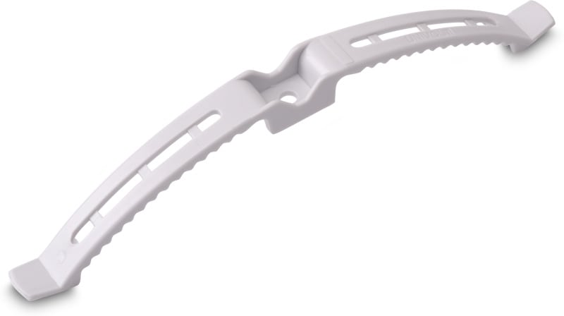 DIETZEL - Kabelhalter zweifach, -5 bis +60°C, hellgrau, halogenfrei