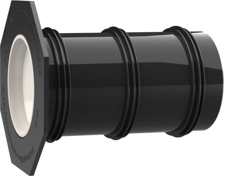 DIETZEL - Universelles Futterrohr für jede Wandart, Ø 200 mm, Wandstärke 250 mm, PVC-U