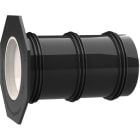 DIETZEL - Universelles Futterrohr für jede Wandart, Ø 150 mm, Wandstärke 300 mm, PVC-U
