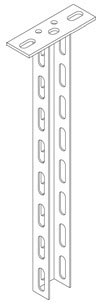 DIETZEL - Konsolhalter, dreiseitig gelocht, 40x30x1000 mm, tauchfeuerverzinkt