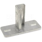 DIETZEL - Kopfplatte, 68x120x200mm, inkl. 4x SES 12x20F, 4x US 13x24F, 4x SEM, tauchfeuerverzinkt