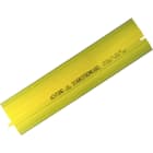 DIETZEL - PE-Kabelabdeckplatte, gelb, 250x1000 mm, Achtung Starkstromkabel
