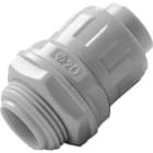 DIETZEL - PVC-Schlauchverschraubung für UFX 25, M25x1,5, IP65, hellgrau