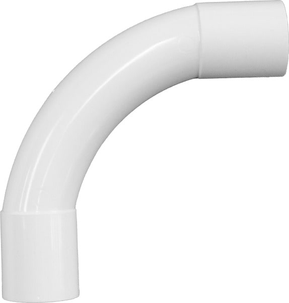 DIETZEL - PVC-Steckbogen, Ø 25 mm, 90°, gemufft, weiß