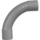 DIETZEL - PVC-Steckbogen, Ø 16 mm, 90°, gemufft, grau