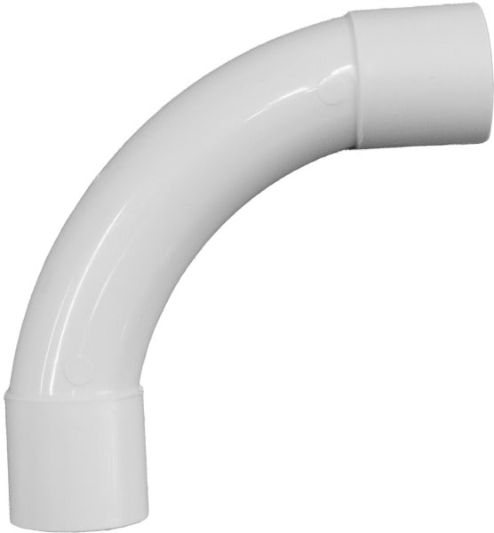 DIETZEL - PVC-Steckbogen, Ø 16 mm, 90°, gemufft, hellgrau
