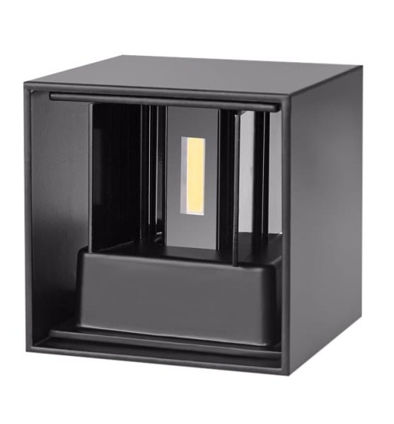 MLIGHT - LED Außenwandleuchte CUBE, anthrazit 6W/ 3000K, 500lm, 300mA, 230V, IP54