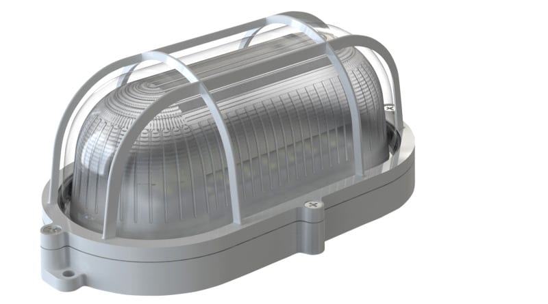MLIGHT - LED-Ovalleuchte 9W, IP44 9W, 230V, 4000K, 120°, 900lm, 40000h