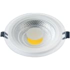 MLIGHT - LED COB Glasdownlight, round, 250mm 30W, 4000K, 2700lm, IP20, 850mA, 120°