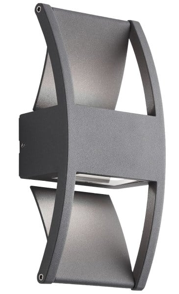 MLIGHT - LED Außenwandleuchte TRENT 12W, 230V, 360lm, 3000K, IP54