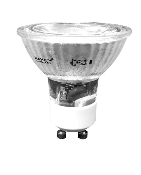 MLIGHT - LED-COB GU10/WW 3W Reflektorform nicht dimmbar 3W, 230V, GU10, 240lm, 2700K warmweiß