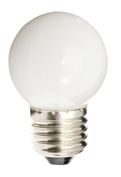 MLIGHT - LED-TR 0,5W Tropfenlampe, matt, nicht dimmbar 0,5W, 230V, E27, 2700K warm-weiß, Polycarbonat matt