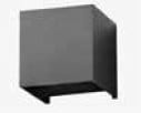 MLIGHT - LED Außenwandleuchte CUBE, anthrazit 12W, 3000K, 900lm, 300mA, 230V, IP54