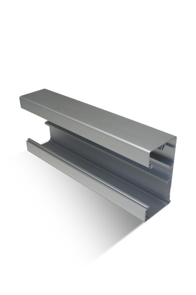 FEAL - Brüstungskanal Alu Natur eloxiert Unterteil 170x69mm L=3m