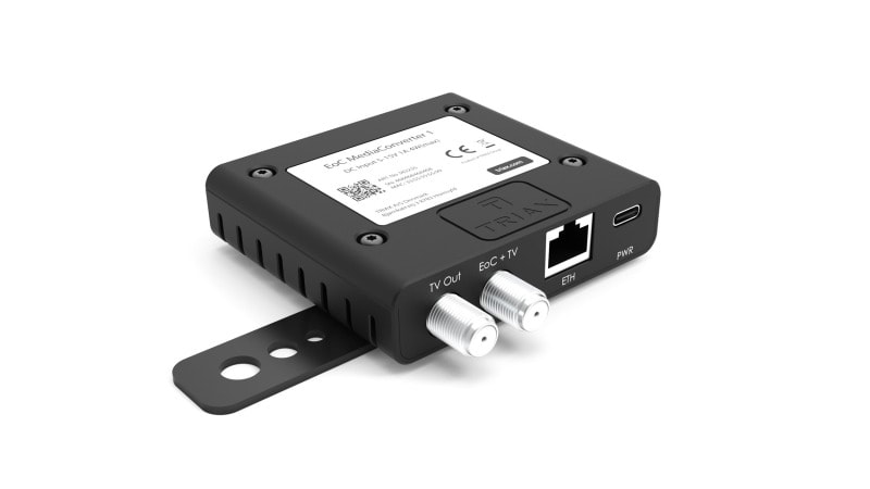 TRIAX - EoC Endpoint f.TV Empfang und LAN inkl. Netzteil (ohne Wifi)