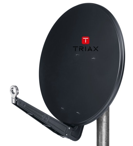 TRIAX - Offset-Parabolantenne 85cm schiefergrau