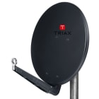 TRIAX - Offset-Parabolantenne 85cm schiefergrau