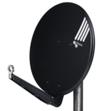 TRIAX - Offset-Parabolantenne 95cm schiefergrau