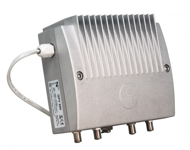 TRIAX - Hausanschlussverstärker vorwärts:40/32dB F-Anschlüsse