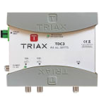 TRIAX - Sat-Wideband-DSCR Rückumsetzer opt. 2Ausg. SC/APC Ausg:F-Bu.