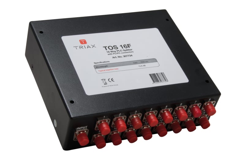 TRIAX - Verteiler 16fach optisch mit FC/PC Anschlüssen