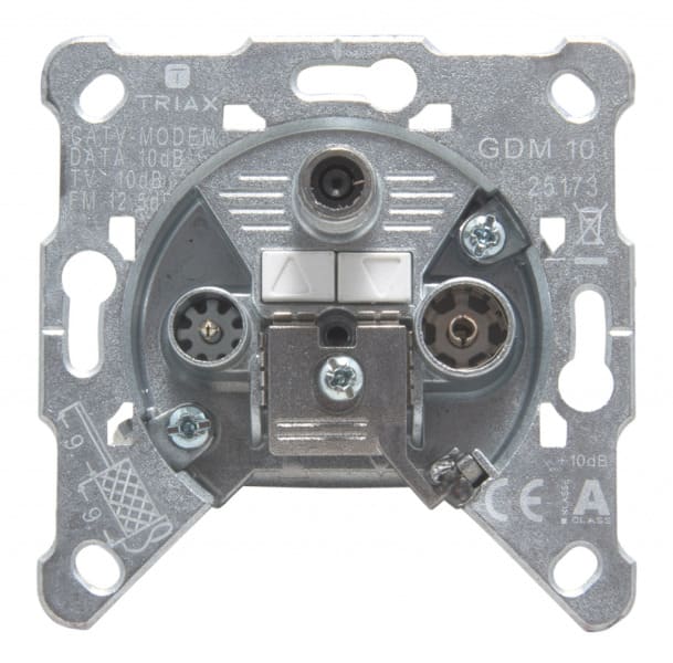 TRIAX - Durchgangsdose 3fach DC-geblockt 3.5dB