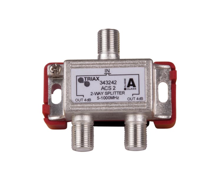 TRIAX - F-Verteiler 2fach 5-1000MHz 3.6dB rückkanaltaugl.