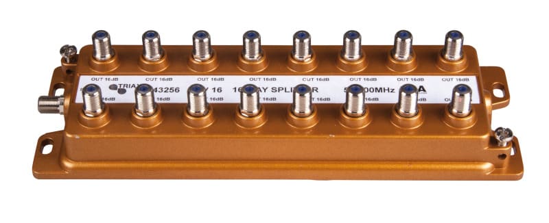 TRIAX - F-Verteiler 16fach 5-1000MHz 16dB rückkanaltaugl.