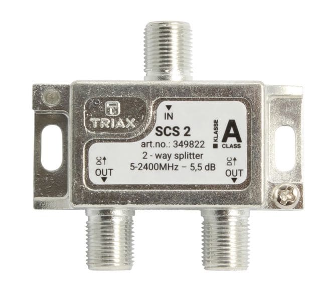 TRIAX - SAT Verteiler 2fach 5-2400MHz 5.5dB