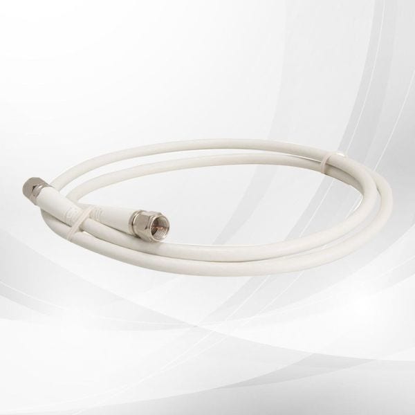 TRIAX - SAT-Anschlusskabel gerader F-Stecker 1.5m A++ weiß