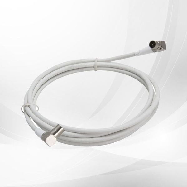 TRIAX - SAT-Anschlusskabel Quick-F-Winkelstecker 1.5m A++ weiß