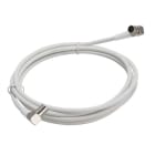 TRIAX - SAT-Anschlusskabel Quick-F-Winkelstecker 3m A++ weiß