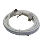 TRIAX - SAT-Anschlusskabel Quick-F-Winkelstecker 3m A+ weiß