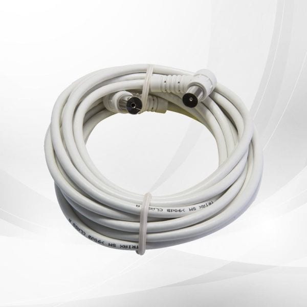 TRIAX - Anschlusskabel TV&Radio IEC-Winkelstecker-Buchse 1.5m A+ ws