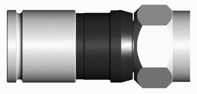 TRIAX - F-Stecker 4.6mm 0-3000MHz Massefeder