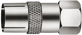 TRIAX - Übergangsstecker IEC-Buchse auf F-Stecker