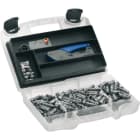 TRIAX - Werkzeugkoffer:Kompr.ZangeVT150 AbisoliererH-RG6 100x EX6-49