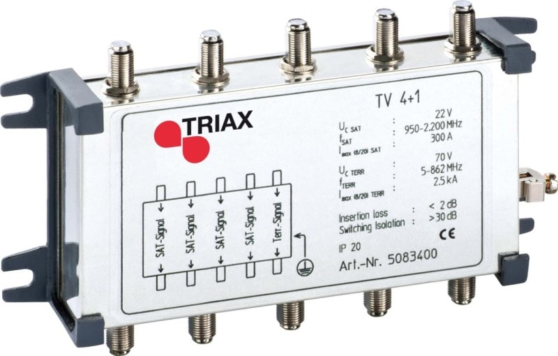TRIAX - Koaxiales Schutzgerät für SAT-Empfangsanlagen