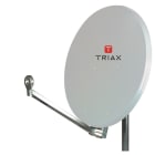 TRIAX - Offset-Parabolantenne 75cm +6xReflektor +6xSpiegelhalt. lichtgrau