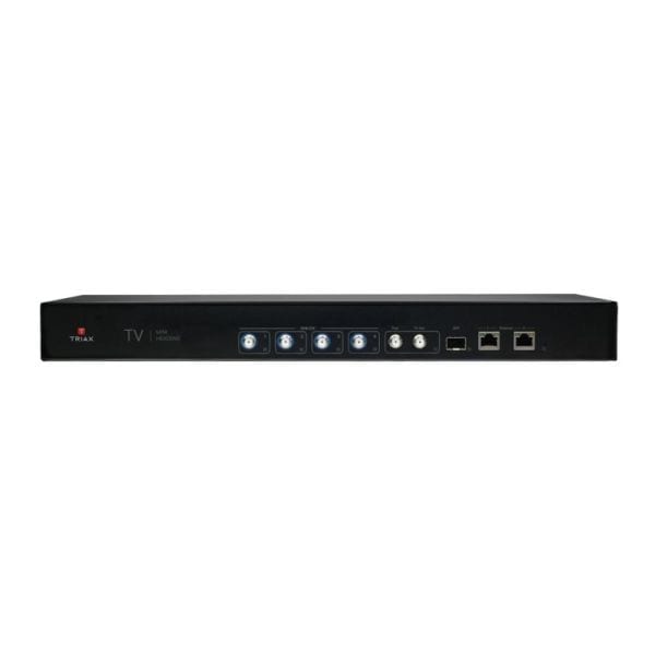 TRIAX - Mini-Kopfstelle 48xIP-in (SPTS/MPTS) auf 8 QAM oder COFDM