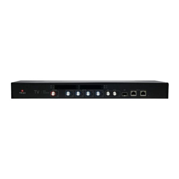 TRIAX - Mini-Kopfstelle 8xDVB-S2X u. 6DVB-T2/C auf 8xQAM oder COFDM m. 4CI