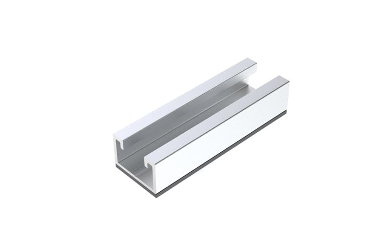 AEROCOMPACT - TS08 Trapezblech-Kurzschiene 80mm