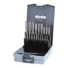 RUKO - Handgewindebohrer-Satz HSSE-Co5 in ABS-Kunststoffkassette - 21 tlg.