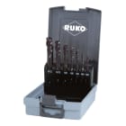 RUKO - Maschinengewindebohrer-Satz HSSE-Co 5 TiAlN in Kunststoffkassette 7-teilig
