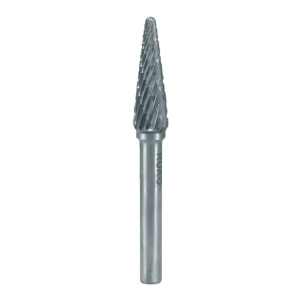 RUKO - Hartmetall-Frässtift Form L Rundkegel (KEL)