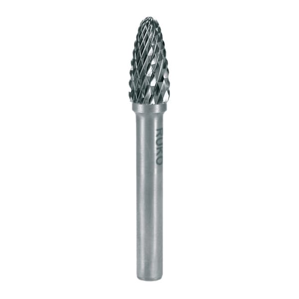RUKO - Hartmetall-Frässtift Form F Rundbogen (RBF)