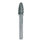 RUKO - Hartmetall-Frässtift Form F Rundbogen (RBF)