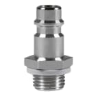 RUKO - Kupplungsstecker, Nennweite 7,2 mm mit Außengewinde G 1/4''