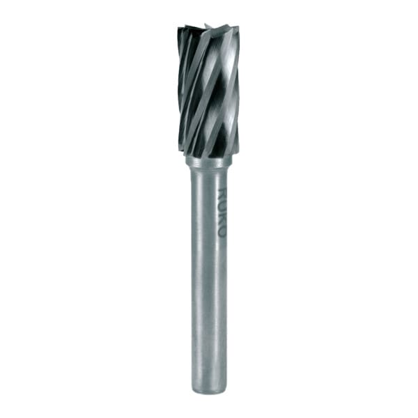 RUKO - Hartmetall-Frässtift Form A Zylinder (ZYAS) mit Stirnverzahnung - mit Alu-Verzahnung